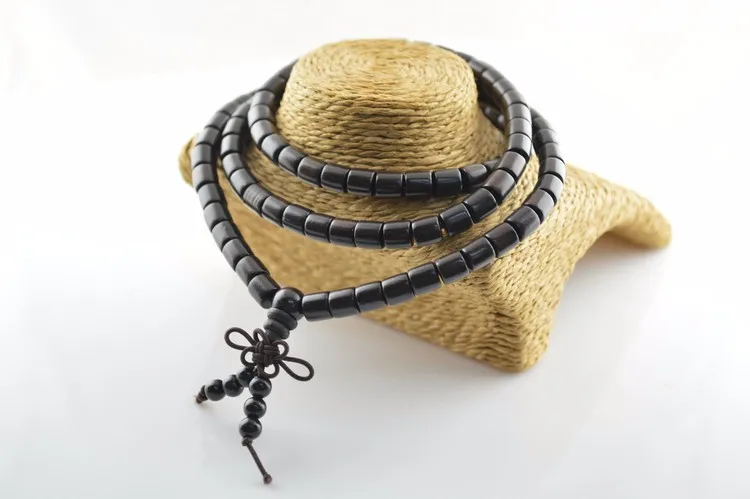 Природный Howlite 6 мм 108 Бусины Молитва Мала Браслеты буддизма украшения для человека и Для женщин