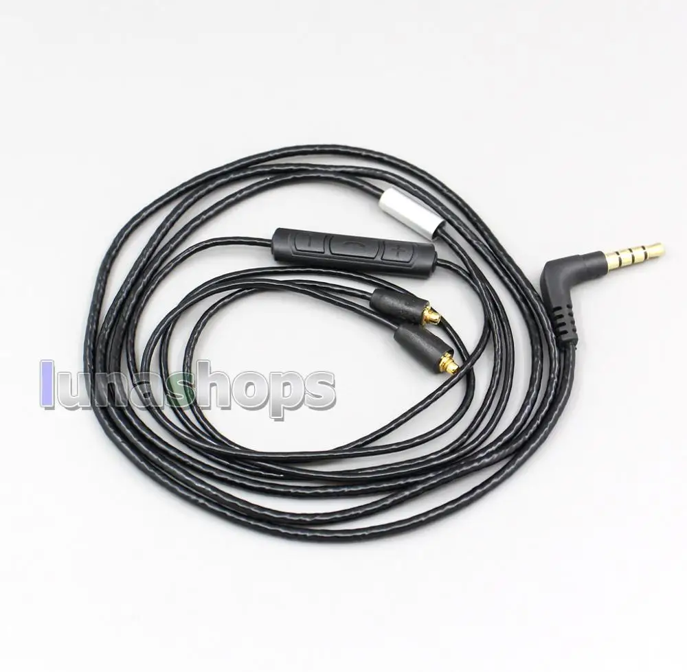 LN004900 с микрофоном Дистанционного наушники регулировкой громкости DIY Кабель для