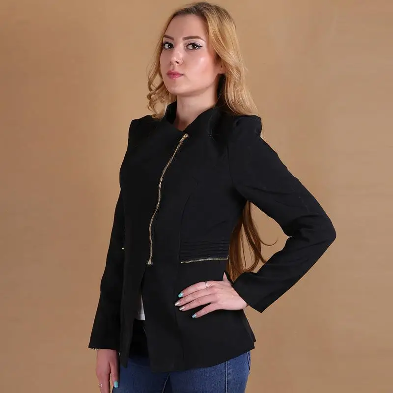 Elegantes Jaqueta Feminina Campera казачих Para Abrigo Блузон роковой Chaqueta Americana Mujer Для женщин Осень