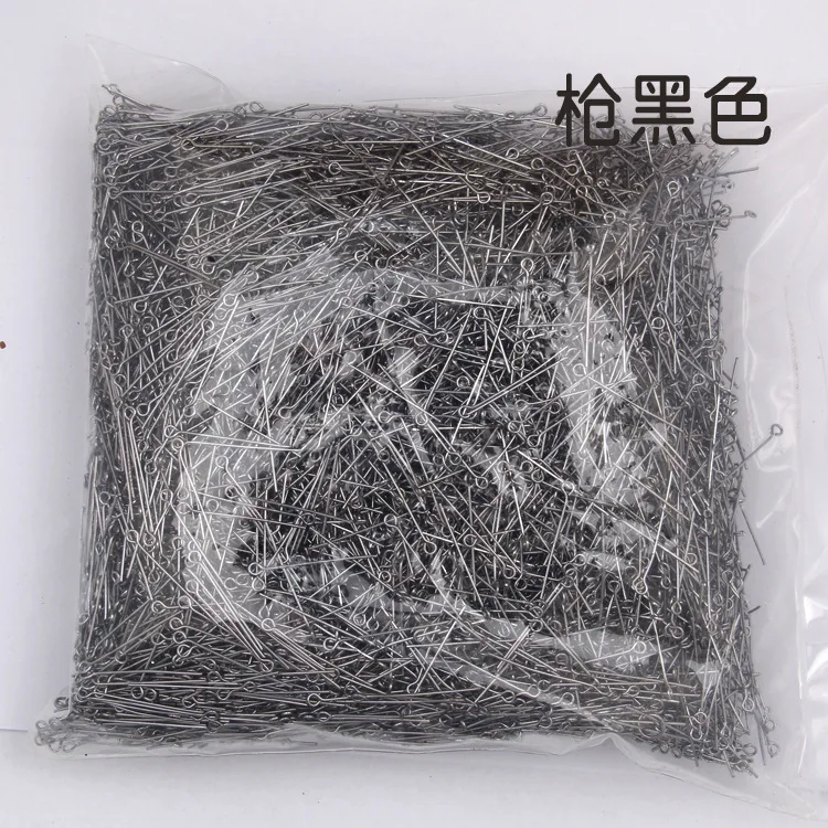 9 образные белые к/черные/бронзовые/золотые шпильки с головкой 1000 шт. 18 40 мм