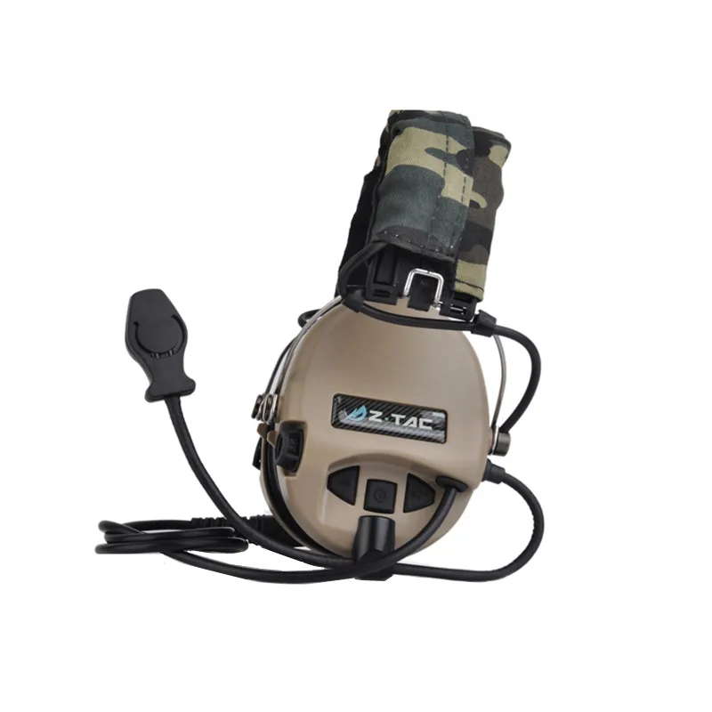 Hunting Tactocal Headset Ear Protection Shooting Muff Tactical Hearing Muffsi with Blue Case | Спорт и развлечения