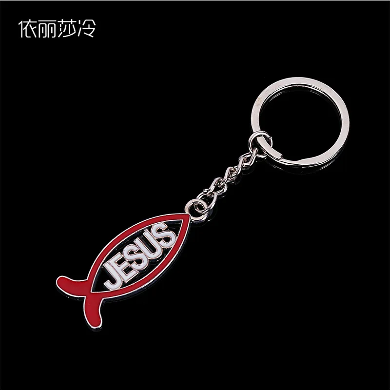 Новый золотой кулон в виде рыбы и Иисуса подарок с Иисусом английском стиле