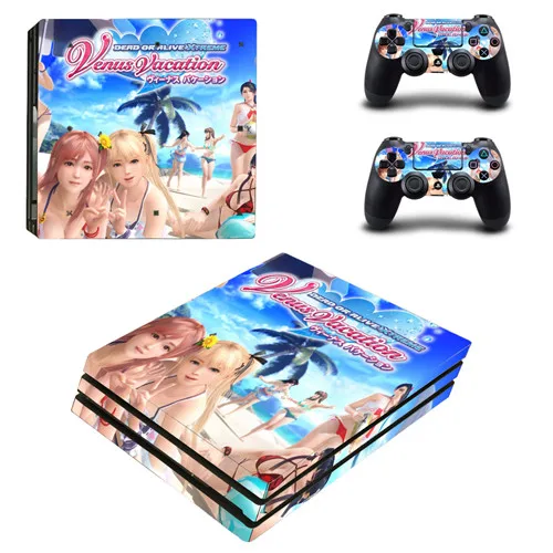 14 日本黒社会 6 PS4 Pro кожи виниловая наклейка, стикер для sony Playstation 4 консоли и 2 контроллеры PS4 Pro кожи Стикеры - Цвет: 14