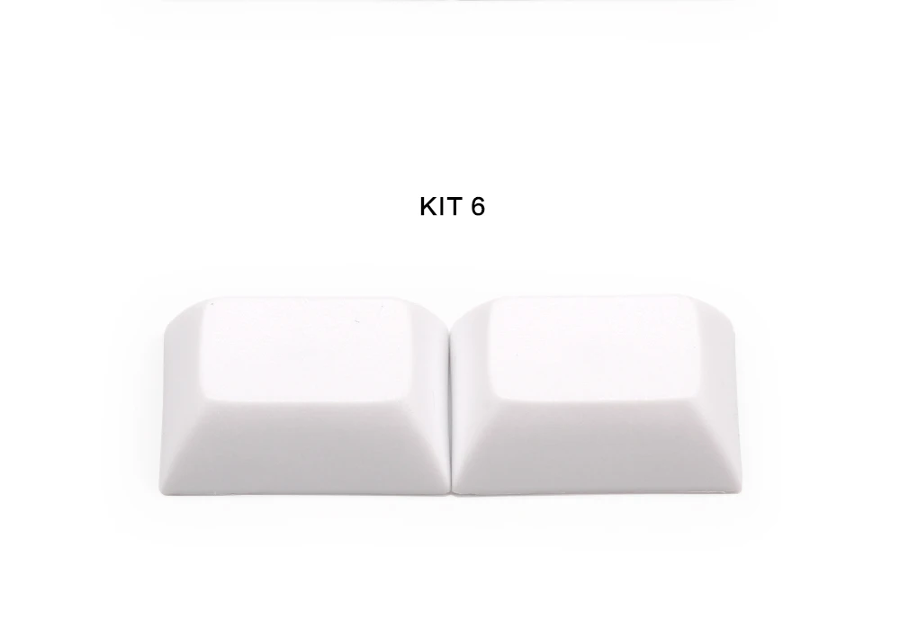 KIT 6 12pcs DSA 1.25U 1.5U клавишные колпачки pbt Материал для настройки механическая клавиатура cherry mx - Цвет: KIT 6 12pcs