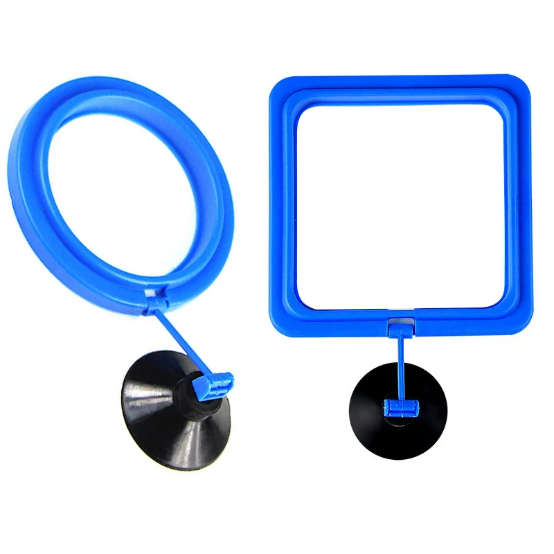 Useful Aquarium Feeding Ring Tools Accessory Fish Tank Station Floating Food Tary Feeder Rings Square/Circle | Дом и сад