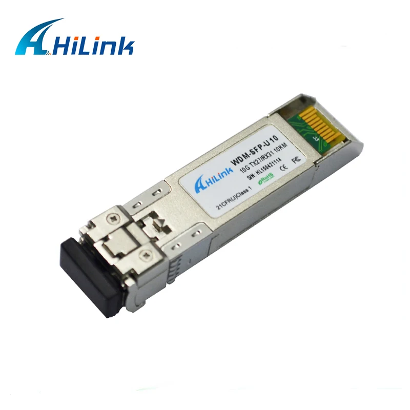 Бесплатная доставка! 2 пары 10 км 10G WDM BIDI SFP 1270 нм/1330 нм DDM LC коннектор | Мобильные