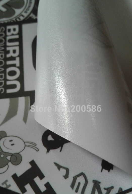 Белая и Черная Виниловая пленка с воздушным пузырьком настоящие логотипы для