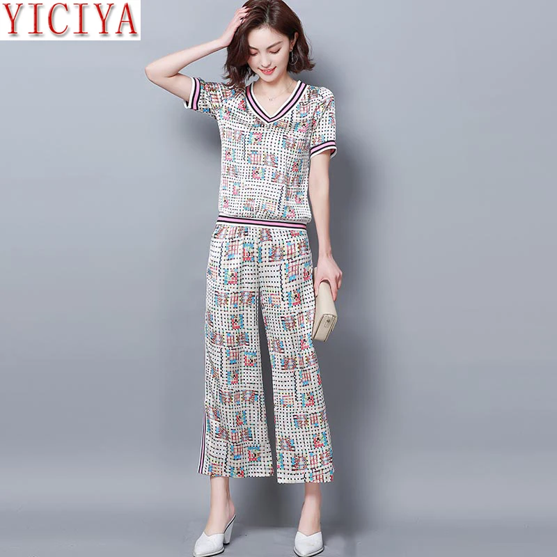 YICIYA Женская комплект из 2 предметов одежды для сна комплекты спортивные костюмы