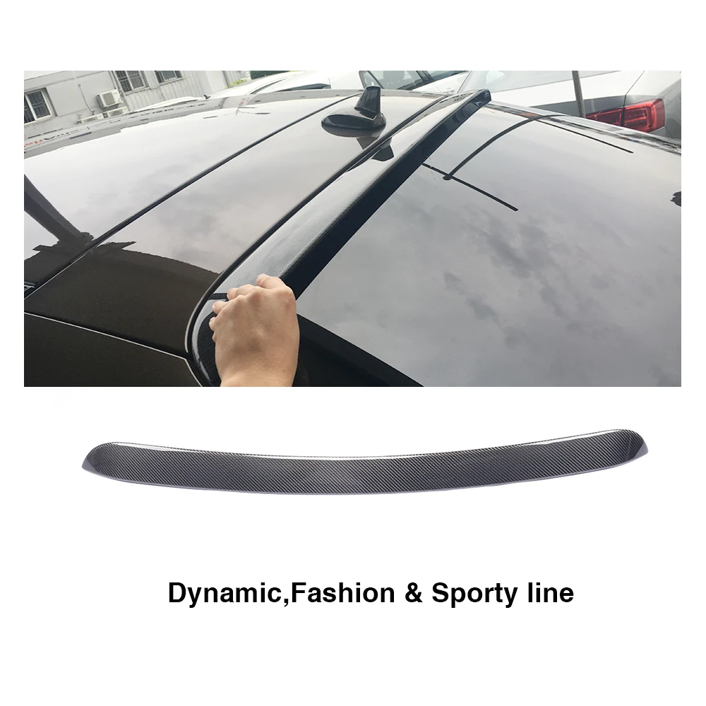 Стикер GLE Class из углеродного волокна для заднего крыша крыла багажника спойлер