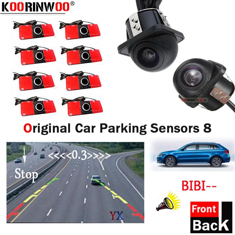 Koorinwoo универсальные визуальные автомобильные видео парковочные датчики с