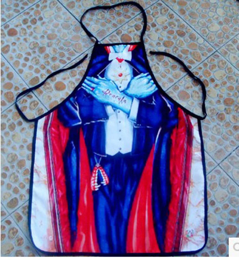 1 шт. фартук для барбекю из полиэстера с милым принтом KitchenCooking Home наружные