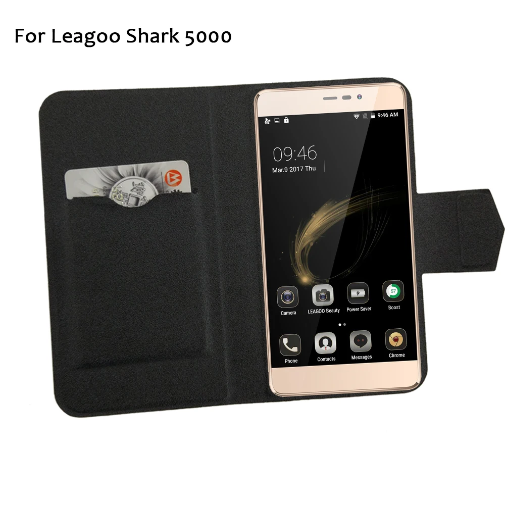 5 цветов супер! Кожаный чехол для телефона Leagoo Shark 5000 2017 Модный Роскошный кожаный