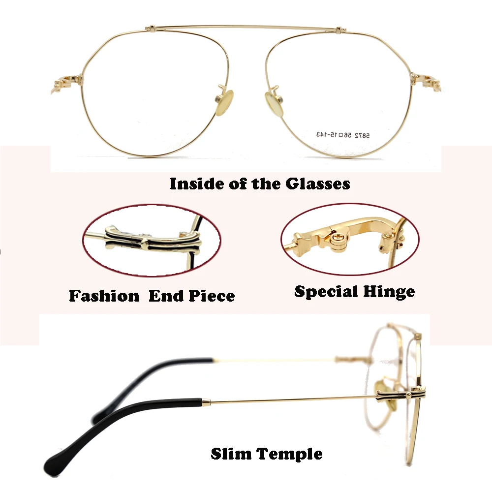 

Natuwe&Co Vintage Glasses Frame Colorful Retro Designer Eyeglasses For women men 5872