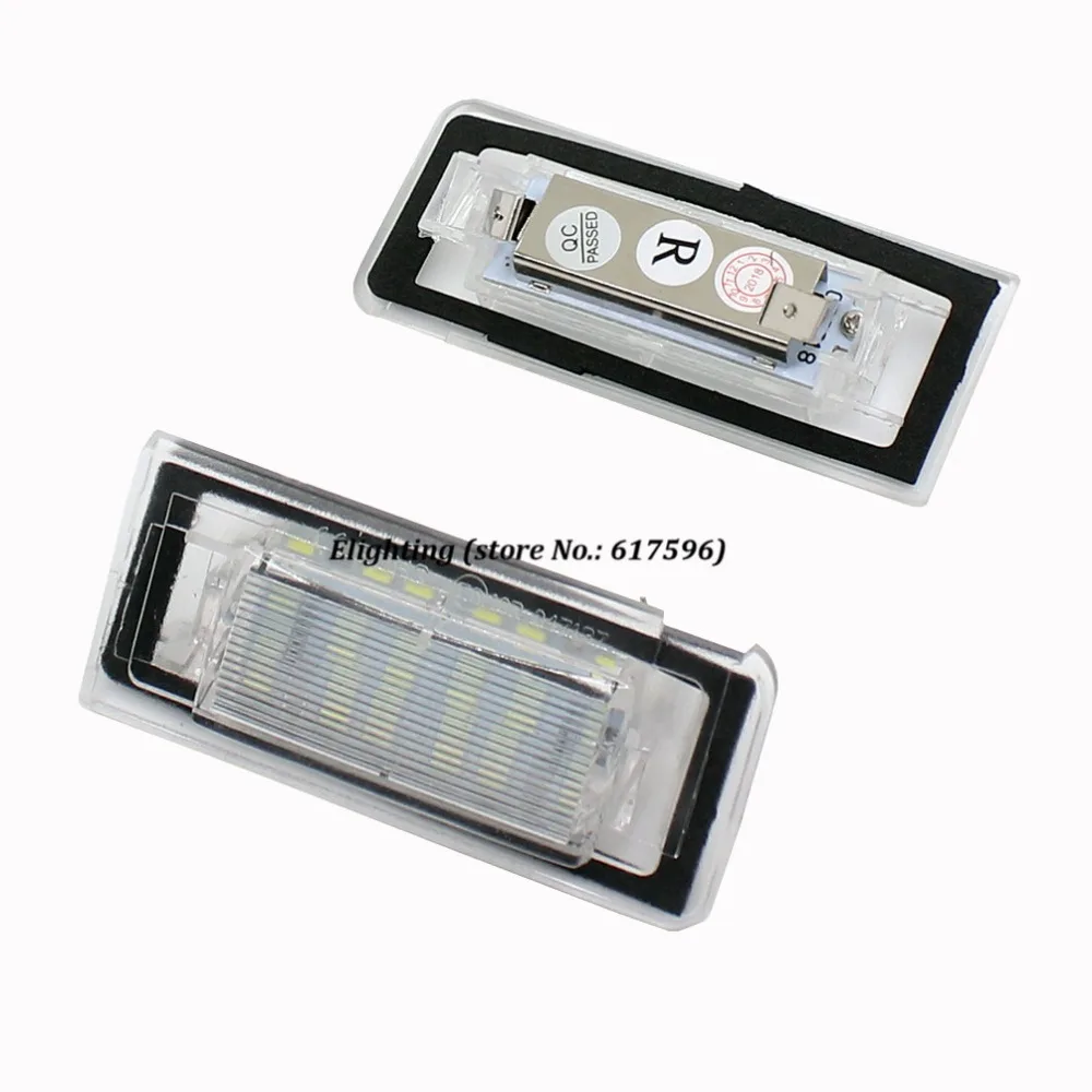 Белый OEM-заменить 18-SMD светодиодный номер Подсветка регистрационного номера в сборе для 1999-2006 1st Gen Audi TT 8N quattro roadsterqua