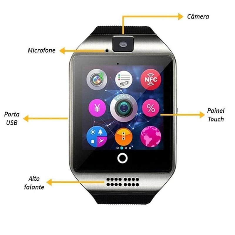 Смарт-часы мужские спортивные часы SIM карта памяти IP67 водонепроницаемые Smartwatch
