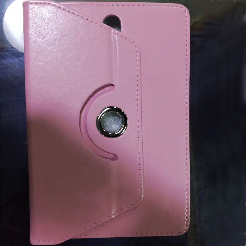 pink Вращающийся чехол для Digma Оптима 7018N 4G TS7179ML Оптима 7018N 4G TS7179ML 7580S 4G PS7192PL 7 дюймового планшета из искусственной кожи чехол - Цвет: pink