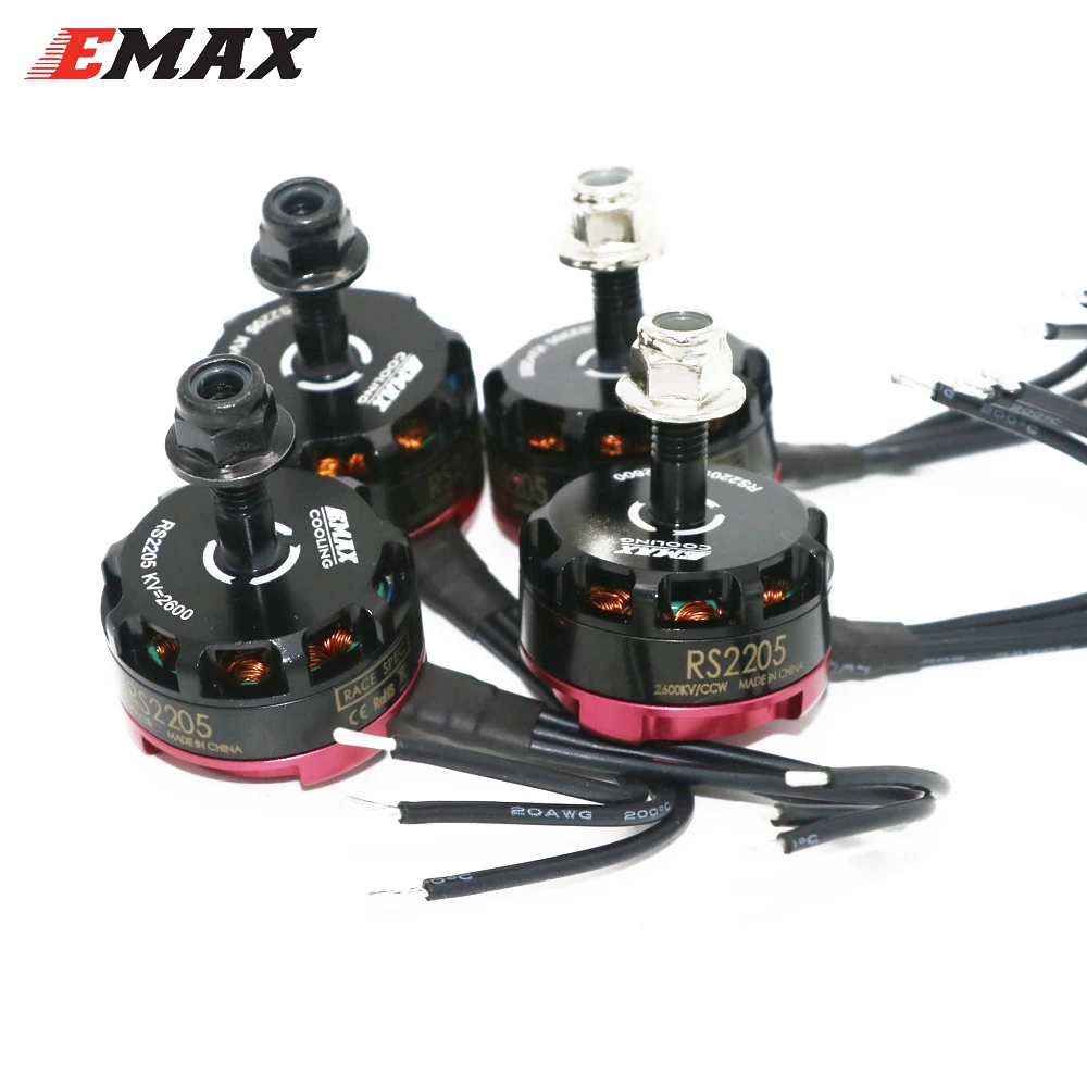 Emax RS2205 2300KV/2600KV бесщеточный двигатель для QAV200 210 250 FPV Quad Racing QAV R180 220 260 (включая