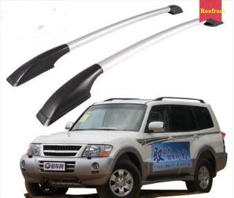 Выше звезда алюминиевого сплава Чемодан стек, roofrack перекладину, багажник на крышу,(макс вес до 20 кг) для Mitsubishi Pajero V73