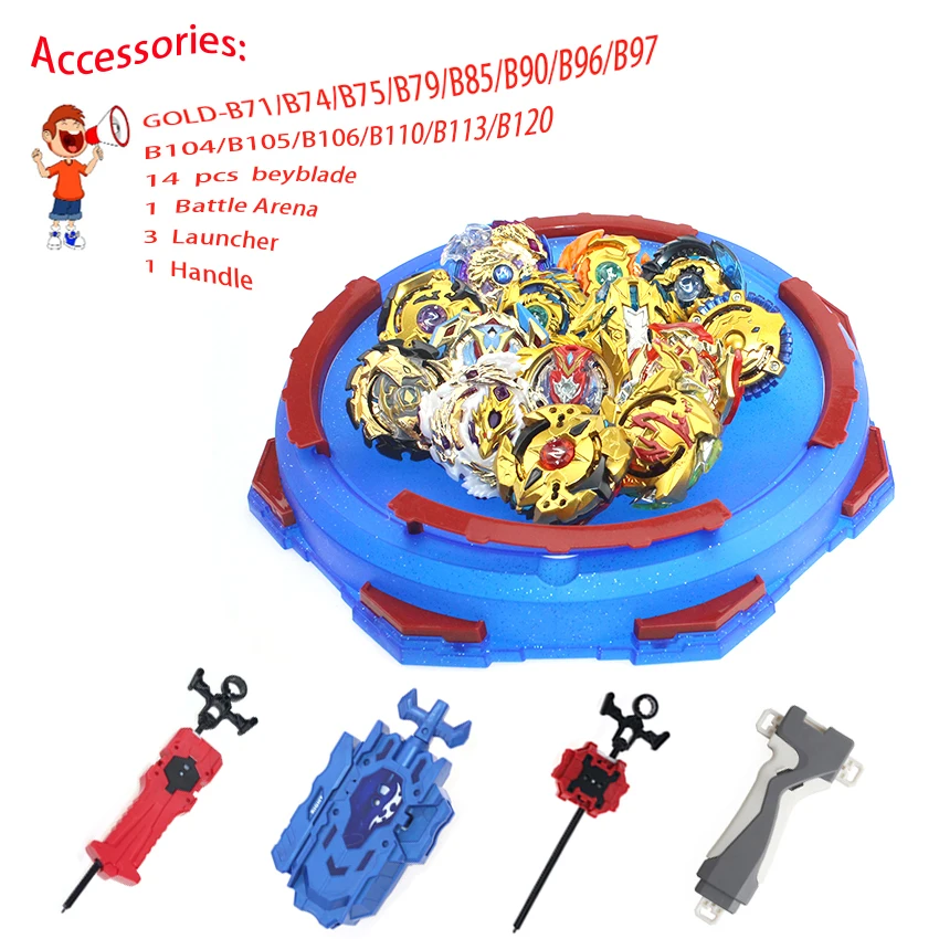 Прямая поставка Beyblade Burst Toys с пусковым устройством и арена Bayblades Металл Fusion God Spinning