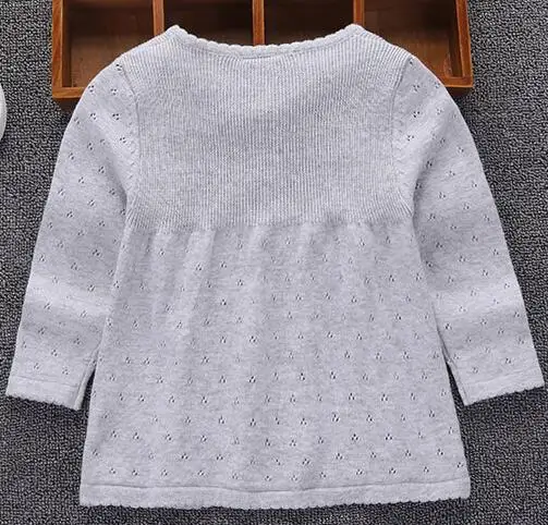 Коллекция 2018 года весенне осеннее хлопковое тонкое пальто свитер для девочек