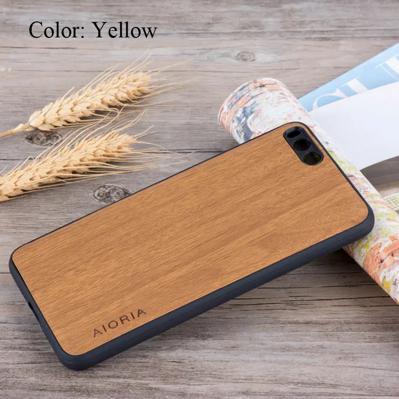 Yellow Деревянный дизайнерский чехол для Xiaomi Mi Note 3 из мягкого ТПУ силикона и поликарбоната и дерева, кожзам, чехлы для Xiaomi Mi Note 3 - Цвет: Yellow