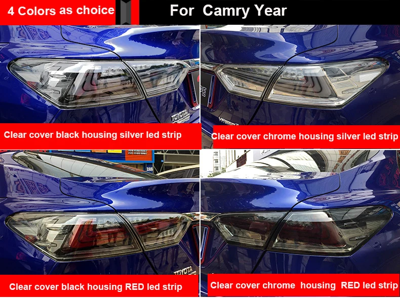 4 шт. Набор для автостайлинга для Toyota Aurion Camry светодиодный задний фонарь для Benz стиль светодиодный задний фонарь светодиодные задние фары задняя лампа