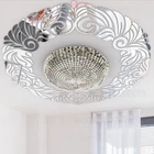 Зеркальная настенная лампа-кольцо R130, декоративный стикер для дома, венок, рамка, Потолочная люстра