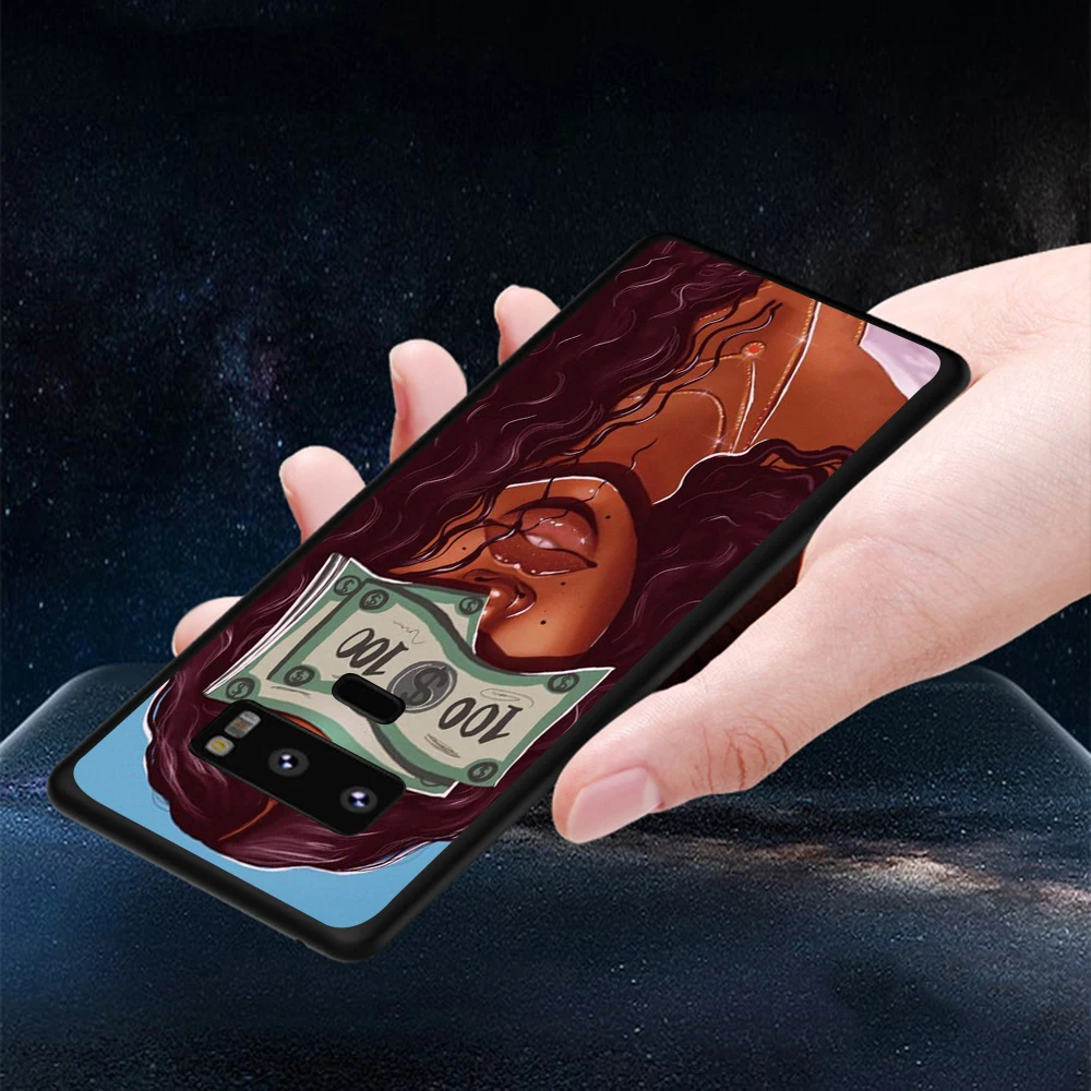 Мягкий ТПУ чехол для телефона Lavaza Black Girl Magic Melanin Poppin Samsung Galaxy A10 A30 A40 A50 A70 M10 M20 M30
