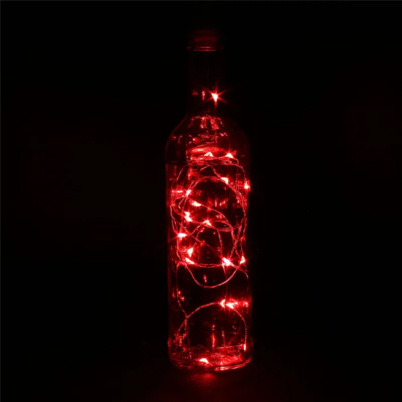 190 см 20LED бутылка затвор свет строки РОЖДЕСТВО свадьба декоративная лампа