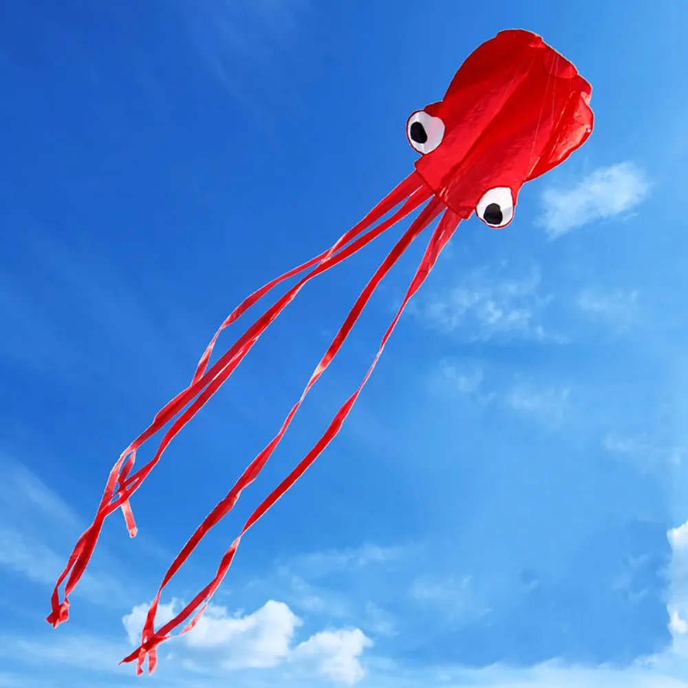 Large Octopus Long Tail Beach Kites-Perfect Toy for Kids and Adults Outdoor Game Flying Toys For Children Kites for Adults A612