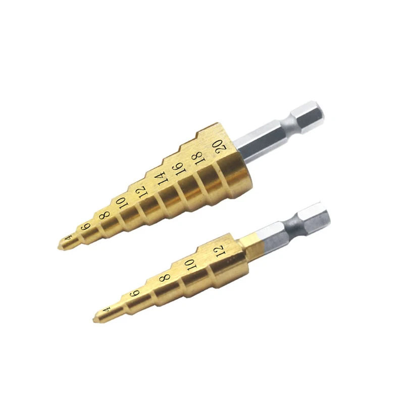 12-20 Jewii hss4241титана шаг твист сверло 4-12 мм 4-20 мм 4-32 мм шаг конус Cutt Инструменты Металл сверло Набор для железной древесины - Цвет: 12-20