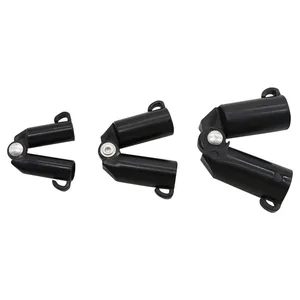 Прямоугольный фиксированный зажим 0-180 для гнезда садового столба 11 мм, 16 мм, 20 мм, регулируемая опора для растений, 20 шт.