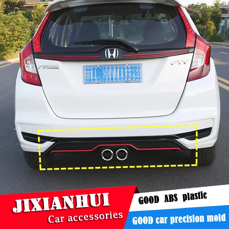 Для Honda FIT JAZZ Body kit спойлер- для JAZZ 2CK ABS задний спойлер передний бампер диффузор защитные бамперы
