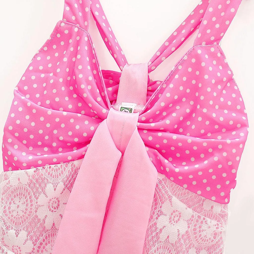 SAGACE/розовый раздельный купальник для маленьких девочек купальники с оборками в