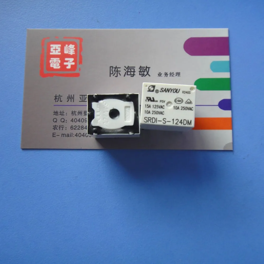 Free shipping lot (10 pieces/lot) SANYOU SRDI-S-124DM 10A 24VDC 4PINS Power Relay original New Обустройство дома