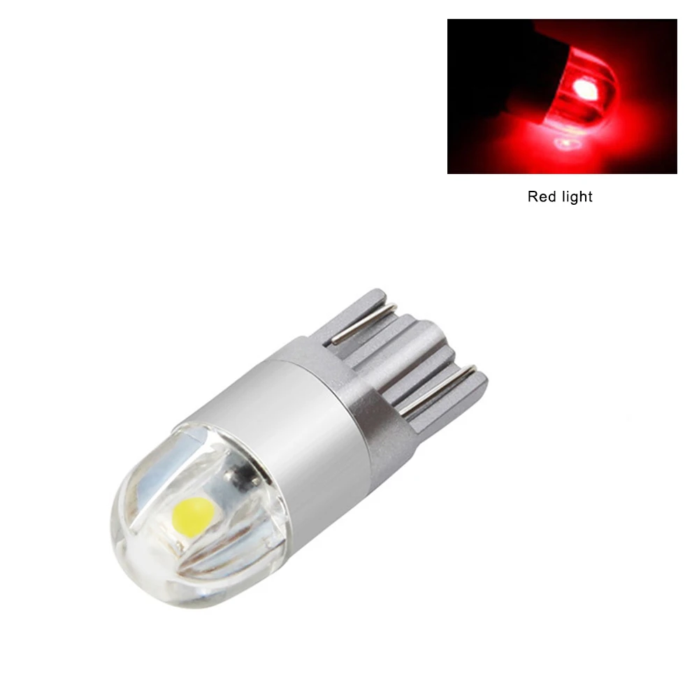 Прозрачная сигнальная лампа T10 3030 2SMD 1 шт. 12 В W5W/194/168 автомобильная