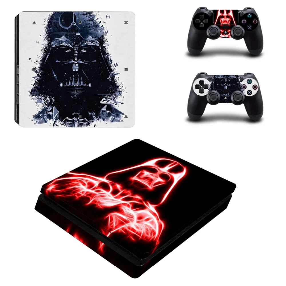 Пленка Звездные войны Дарт Вейдер наклейка PS4 тонкая кожа Наклейка для sony playstation 4 консоль и 2 контроллера PS4 тонкий стикер кожи