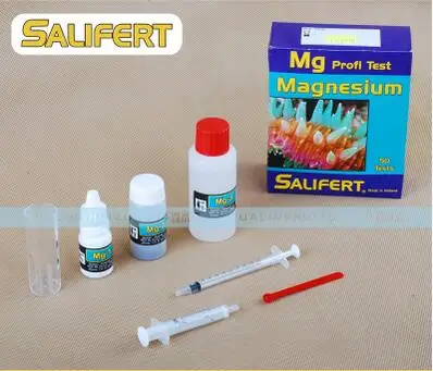 MG Слюнявчик тест агент для бак с морской водой/слюнявчик Salle law тест агент PH NO2 NO3 KH PO4 Mg Ca, кальция и магния йодид - Цвет: MG