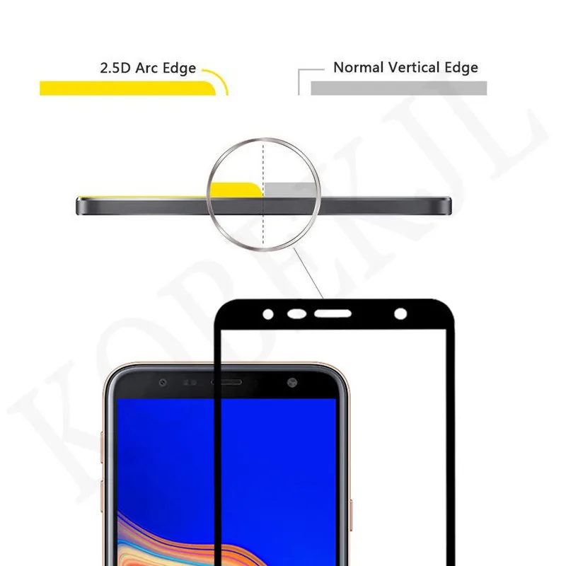 Закаленное стекло для Samsung Galaxy J4 Plus защита экрана J4Plus J415F J415 SM с полным