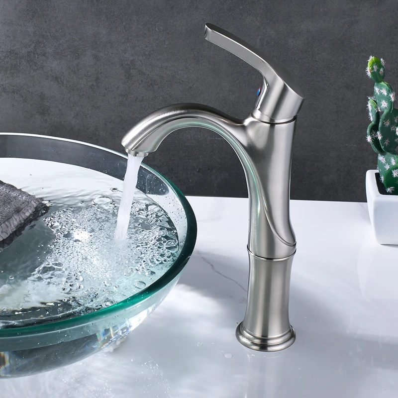 Кран для ванной Uythner из матового никеля оптом и в розницу смеситель раковины