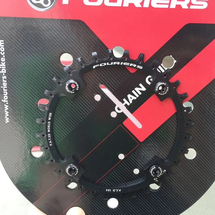 Fouriers CR-DX003-AH Велосипедное одноцепное кольцо 104BCD 30 T-40 T 4 мм Велосипедное кольцо с узкими зубцами