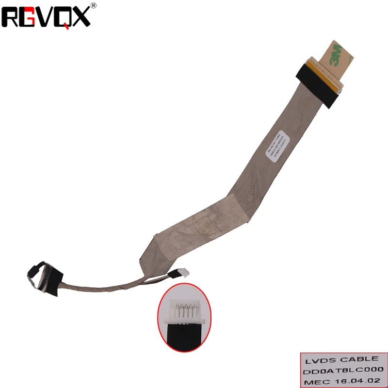 Новый кабель для ноутбука HP DV6000 FOXDAT8ALC0041A FOXDDAT8ALC0041A DD0AT8LC000 LCD LVDS|Компьютерные кабели