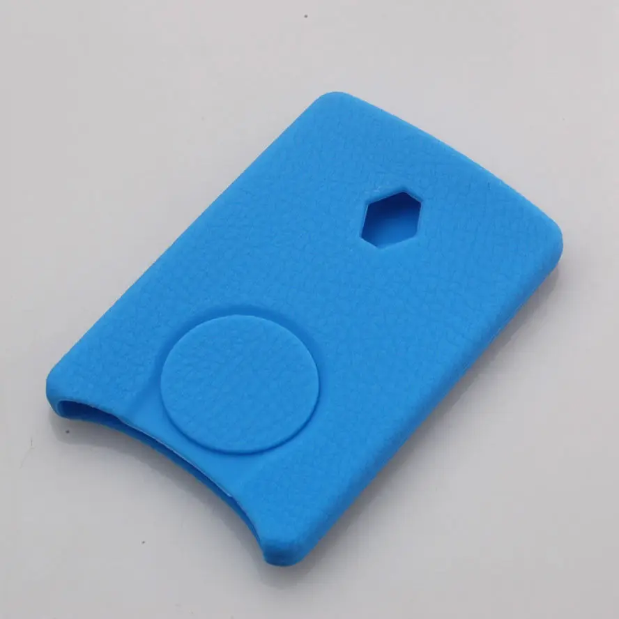 Синяя кожа резина силикон чехол с дистанционным держателем для ключей протектор