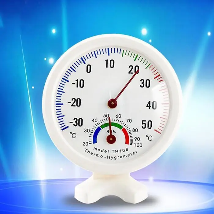 Мини практичный круглый гигрометр термометр Терморегулятор с тепловизором