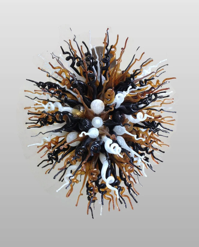 Люстра из дутого стекла в античном стиле для журнального столика новый дизайн|hand