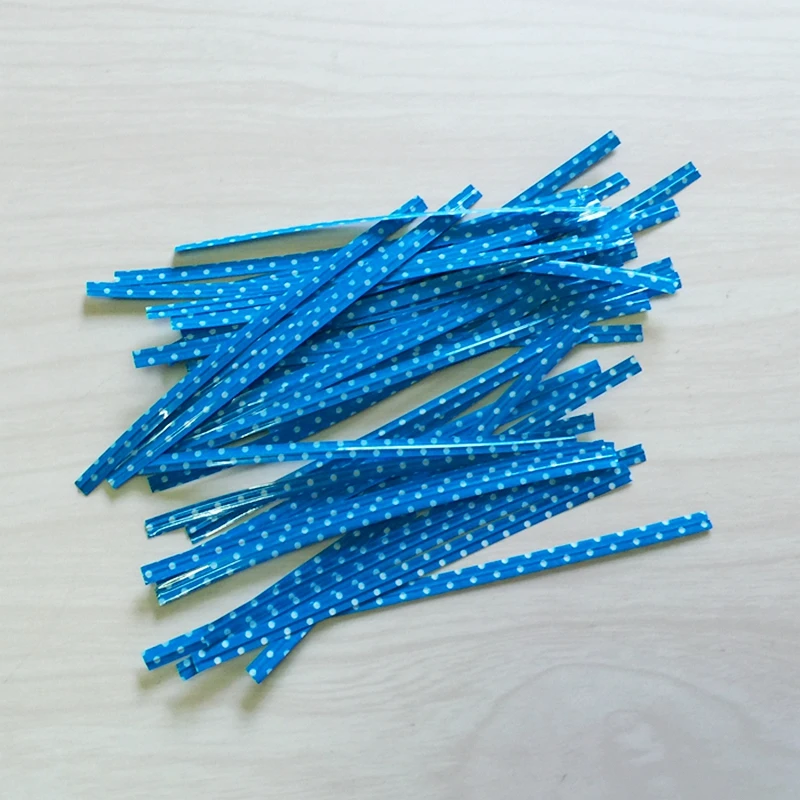 Оптовая продажа (1000 шт./лот) упаковка для выпечки нить упаковки леденцов 6 цветов в