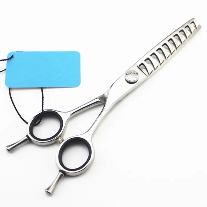 

Professional japan 440c 6 inch Curved teeth hair scissors barber makas hair salon scissor thinning shears hairdressing scissors