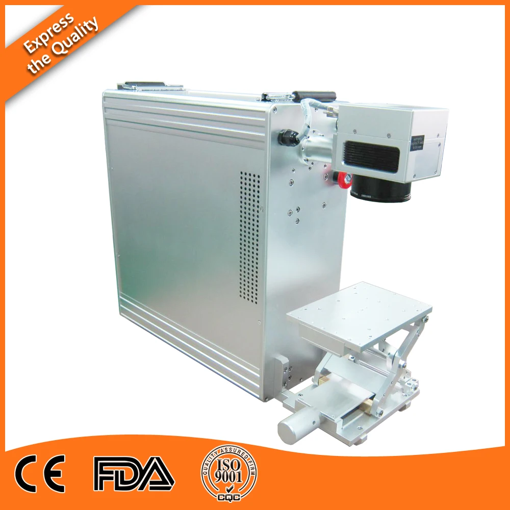 Металлический лазерное считывающее устройство 30 Вт волоконно лазерный маркер