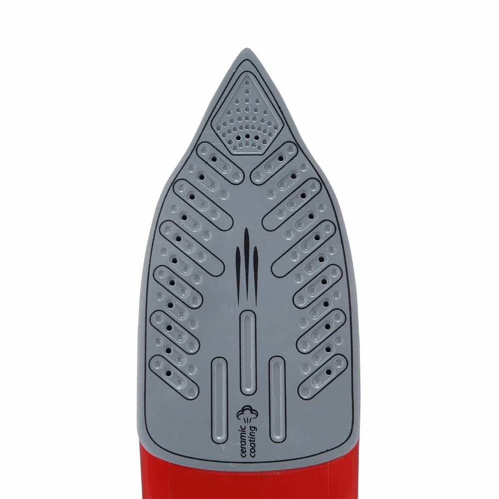 1 шт. красный/черный паровой утюг портативный температура регулируется керамика