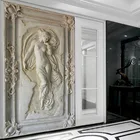 Индивидуальные 3D стереоскопический рельеф Ангел обнаженный обои прихожей коридор фоне обоев покрытия стен